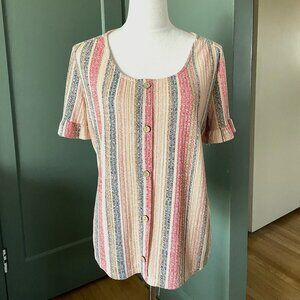 Striped Summer Top | W5 | Anthropologie | XL